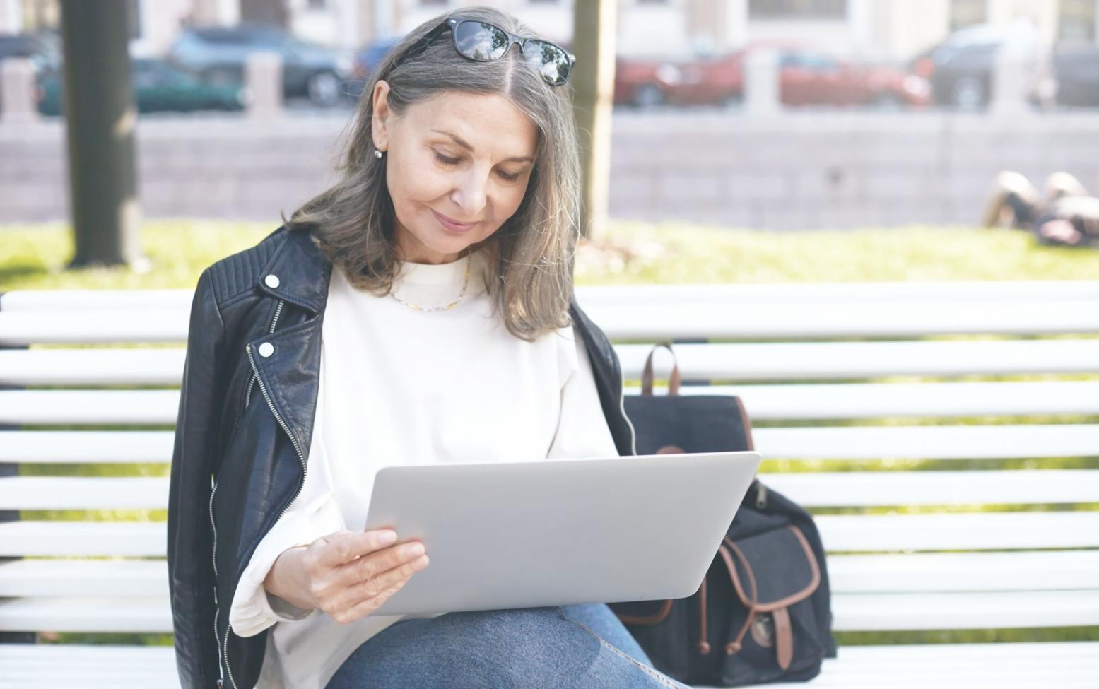 Datenvisualisierung auf Computer-Bildschirm